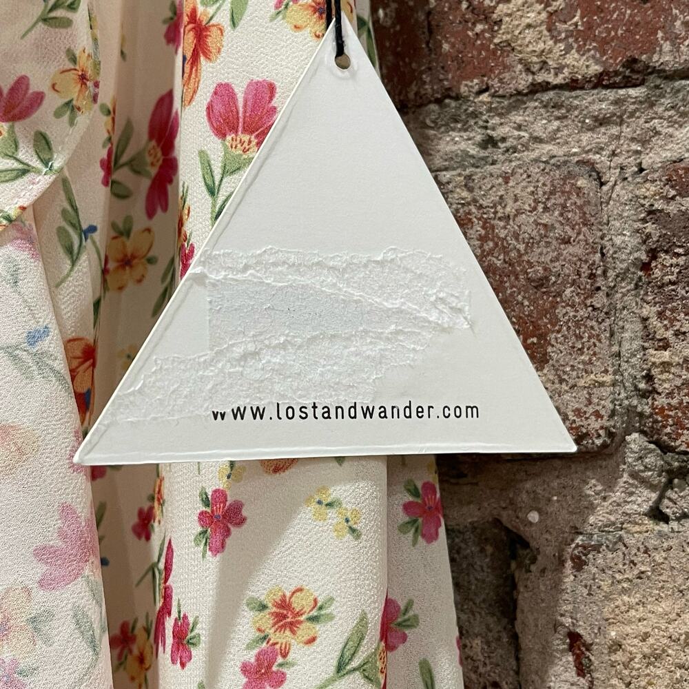 NEW Lost + Wander Floral Ruffle Skirt Size Small - Picture 6 of 8